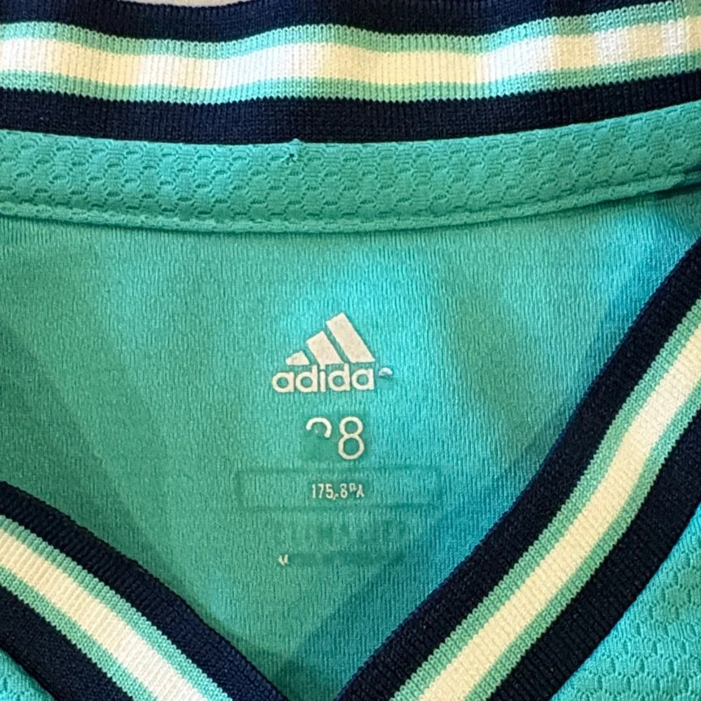adidas Kids Teal/Aqua Real Madrid Fly Emirates Matching Set